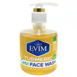 ژل شستشو صورت ایویم حاوی عصاره زردچوبه مناسب پوست حساس حجم 250 میل