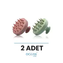 برس مراقبت از مو OceanCare 2، شانه شامپو ماساژ پوست سر، برس دوش، 1 صورتی، 1 سبز