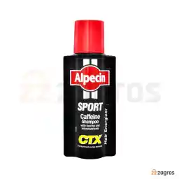 شامپو ضد ریزش مو کافئین آلپسین مدل Ctx Sport حجم 250 میل