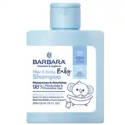 شامپو سر و بدن کودک باربارا حجم 250 میل (آبی)