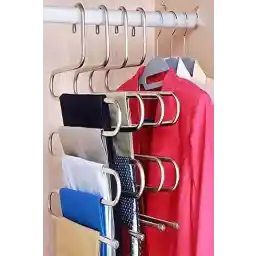 wiesmann فلزی داخل کمد آویز هوشمند کروم آویز شلوار 5 لایه