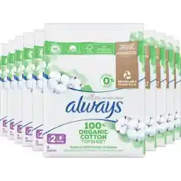 حفاظ همیشه پنبه ای - بلند - حوله بهداشتی با بال - بسته ارزشی 10 در 9 عدد