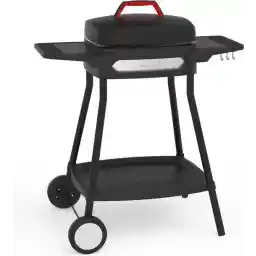 باربیکوک الکسیا - باربیکیو برقی - کباب پز قابل جابجایی - میزهای کناری - چرخ - 84x55x97 سانتی متر