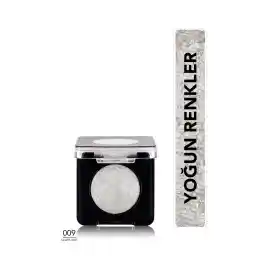 سایه چشم Shimmer Intense Flormar - Baked Eyeshadow -009 Silver Leaf- 8682536052504