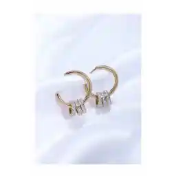 گوشواره استیل گلیم با رنگ طلایی رنگ طلایی 10942