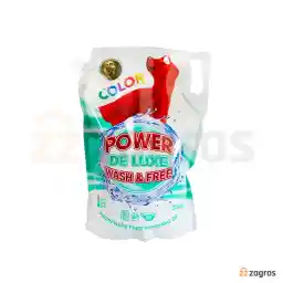 ژل لباسشویی Wash & Free سری Power De Luxe مناسب لباس های رنگی 2000 گرم