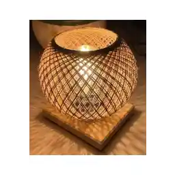 آباژور درختی FİLE EV Didim Trend Tree لامپ کف سر حصیری جوت