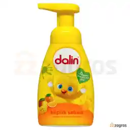 فوم دستشویی کودک دالین با رایحه انبه و پرتقال 200 میل