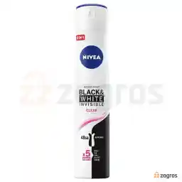 اسپری ضد تعریق 5 کاره زنانه نیوآ مدل Black & white Clear حجم 200 میل