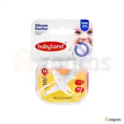 پستانک ارتودنسی سیلیکونی کودک بی بی لند کد 274 فری سایز