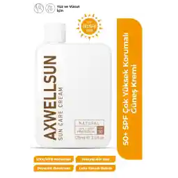 ضدآفتاب اکسول 50 SPF ضد لک و مرطوب کننده با محافظت بالا 125 میلی لیتر