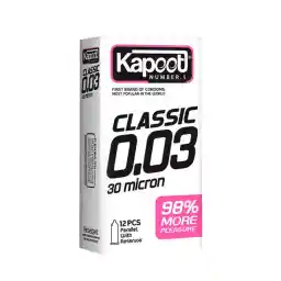 کاندوم کاپوت مدل 30Micron بسته 12 عددی