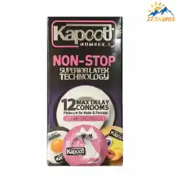 کاندوم کاپوت مدل NON STOP تعداد 12 عددی