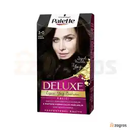 کیت رنگ مو قهوه ای تیره پلت سری Delux مدل Kalici شماره 3.0