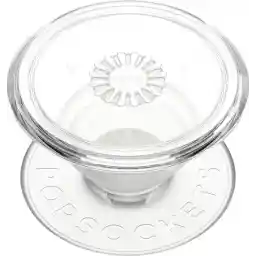 PopSockets PopGrip - دکمه و پایه تلفن قابل تعویض - شفاف