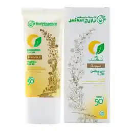 کرم ضد آفتاب SPF50 بی رنگ باریج اسانس مناسب پوست نرمال و چرب حجم 60 میل