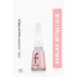 لاک ناخن براق مرواریدی فلورمار (PINK) - مینا ناخن - 077 صورتی روشن - 8682536035743