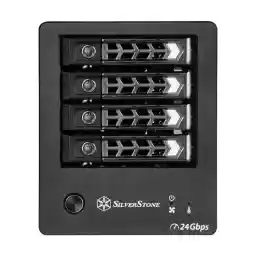 ذخیره ساز تحت شبکه سیلوراستون مدل TS421S SILVERSTONE SST-TS421S NAS STORAGE
