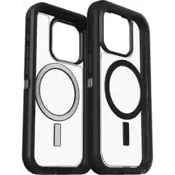 قاب OtterBox Defender XT - مناسب برای آیفون 15 پرو - MagSafe - شفاف - مشکی