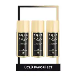 Aqua Di Polo 1987 Aqua Di Polo La Rocca 3'lü Parfümlü Deodorant Seti Stcc004501