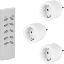 ست سوئیچ SEC24 HAF760S با ریموت کنترل 4 تکه سفید - برای داخل ساختمان - 3680 وات - صرفه جویی در مصرف انرژی - با اتصال زمین فقط مناسب برای هلند