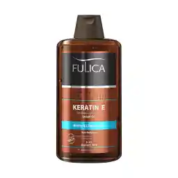 شامپو تقویت‌کننده مو فولیکا مدل Keratin E حجم 400 میلی‌لیتر