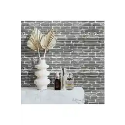 دیوارهای رنگارنگ 70 در 38 سانتی متر 1 تکه کاغذ دیواری با طرح آجر خاکستری چسبنده پانل Nw24