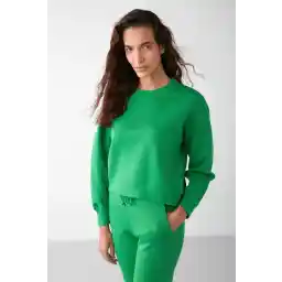 GRIMELANGE Lona Basic Relaxed Sweatshirt