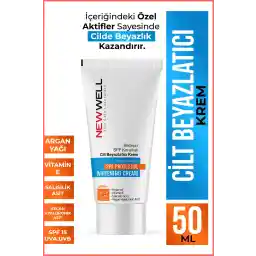کرم سفید کننده پوست جدید با SPF محافظت شده 50 میلی لیتری