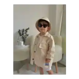 کت ترنچ کرم بچه favorimkids