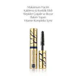 ریمل سیاه سایز مسافرتی Estee Lauder - ریمل فوق العاده مجلل - 2.8 میلی لیتر، (حجم، فر، لیفت)