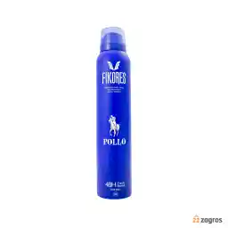 اسپری خوشبو کننده بدن دئودورانت مردانه فیکورس مدل Pollo حجم 200 میل
