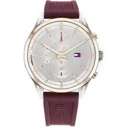 Tommy Hilfiger Stella 1782425 Horloge - Siliconen - Rood - Ø 38 mm