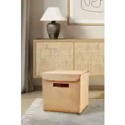 جعبه PRENDİ HOME با دسته و درب چرم جوت