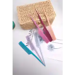 شانه شانه 6 تکه مونالیسا شانه کرپ رنگارنگ