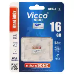 کارت حافظه microSDHC ویکو من مدل final 600x کلاس 10 استاندارد UHS-I U3 سرعت90MBpsظرفیت 16 گیگابایت
