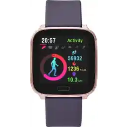 Timex iConnect Active TW5M34500 Horloge - Kunststof - Paars - Ø 38 mm