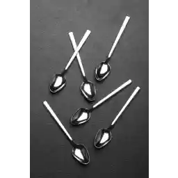 قاشق چای خوری 6 تکه استیل لوکس آشپزخانه کوئینز