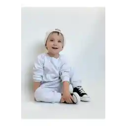 ست سرمه ای 3 تکه نوزادی و بچه گانه MiaBaby نخی