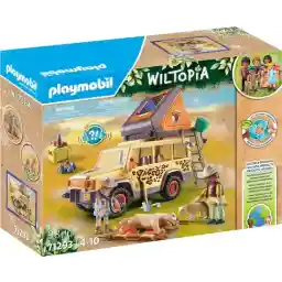 PLAYMOBIL Wiltopia - با وسیله نقلیه تمام زمینی با شیرها - 71293
