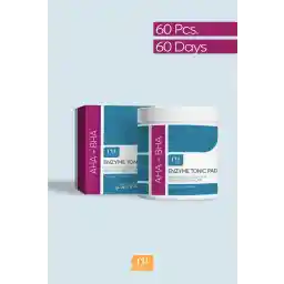 ru cosmetic منافذ سفت کننده و پاک کننده آنزیمی تونیک پد Aha-bha گلیکولیک اسید (60 PCS-60 روز).