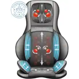 صندلی ماساژور شیاتسو - کوسن ماساژ - دستگاه برقی ماساژ گردن - دستگاه ماساژور - دستگاه ماساژ گردن و شانه - دستگاه های ماساژور با گرمایش مادون قرمز