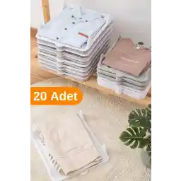 ESTİ 20 Pieces - تی شرت، لباس و شلوار سازمان دهنده کاربردی قفسه سازمان دهنده