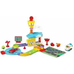 VTech Toot Toot Cars Airport - اسباب بازی آموزشی - از جمله هواپیمای ولنتاین - با جلوه های صوتی - 1 تا 5 سال
