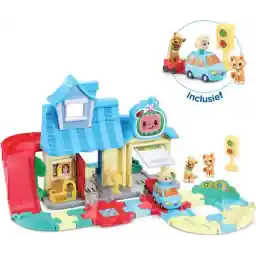 VTech Toet Toet Cars CoComelon Family House Playset - شامل ماشین اسباب بازی JJ - اسباب بازی های آموزشی و تعاملی کودک - از 1.5 تا 5 سال
