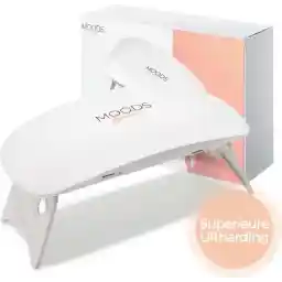 Moods Gellac - لامپ ناخن فشرده - ناخن ژل لامپ UV - مینی خشک کن ناخن - آسان برای گرفتن - سفید