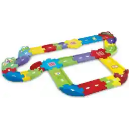 Vtech Toot Toot Cars Away Parting Deluxe Playset - برای فیگورهای اسباب بازی ماشین - اسباب بازی های تعاملی - هدیه - از 1 تا 4 سال