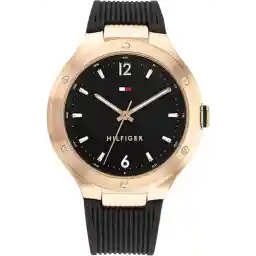 Tommy Hilfiger Naomi 1782474 Horloge - Siliconen - Zwart - Ø 38 mm