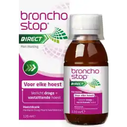 Bronchostop Direct - Hoestdrank - Met honing - 120ml