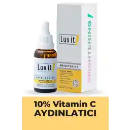 دوستش داشته باش! سرم روشن کننده ویتامین C (ویتامین C + اسید هیالورونیک + پانتنول + نیاسینامید) 30 میلی لیتر